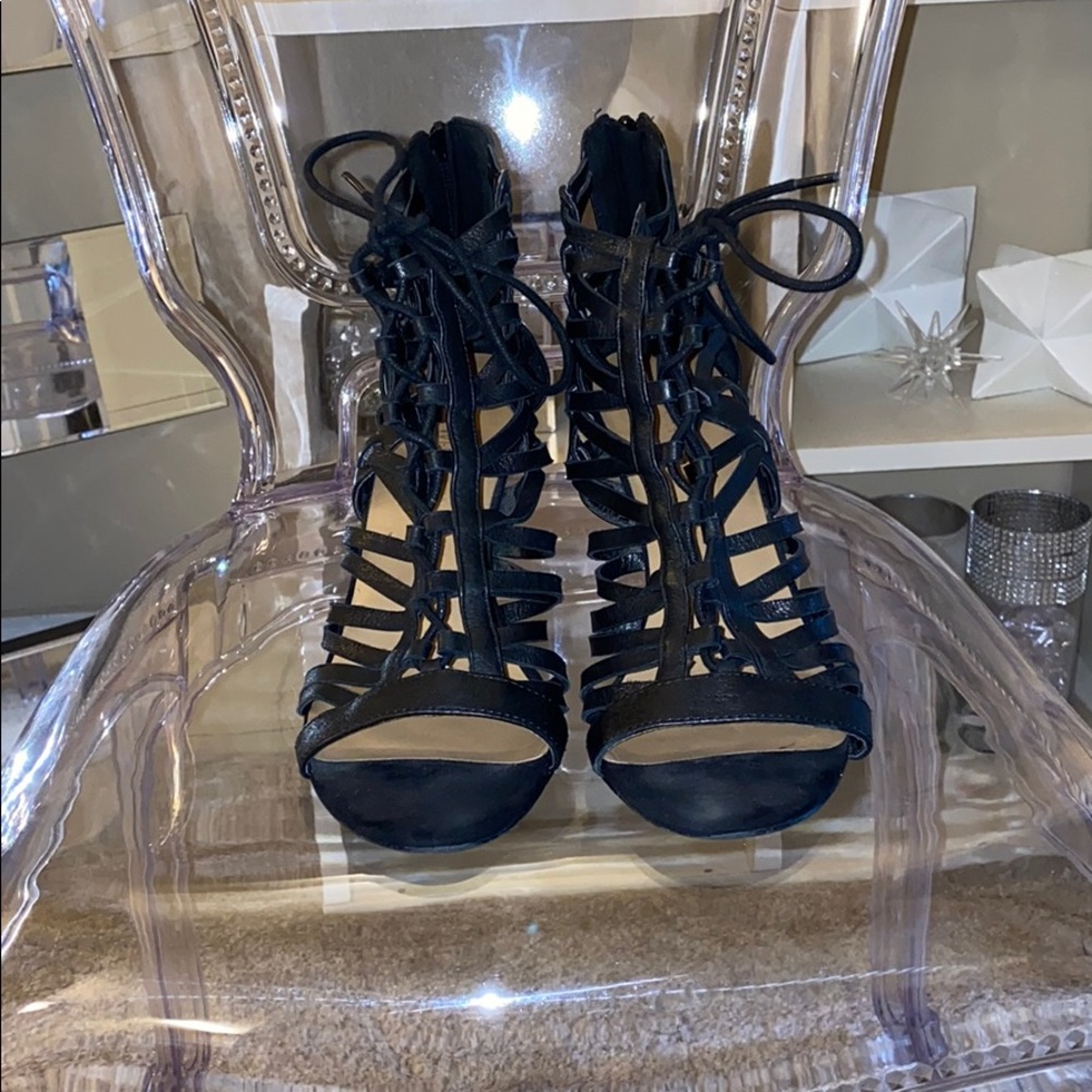 Nine West Gladiator Wedges